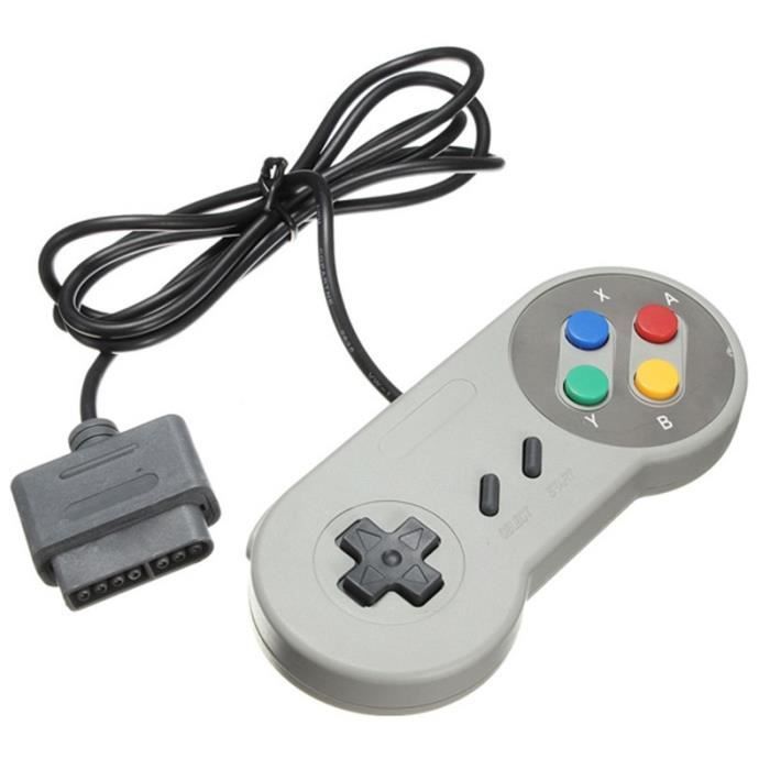 TRIXES Manette de Jeu Rétro Compatible SNES pour Remplacement