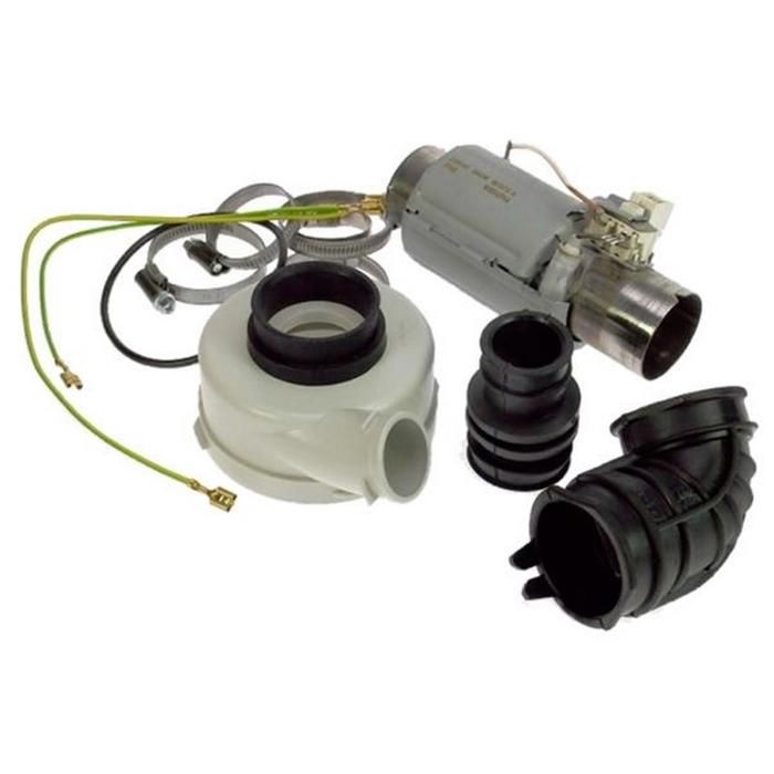 Ensemble resistance capot pompe de cyclage pour Lave-vaisselle BAUKNEC