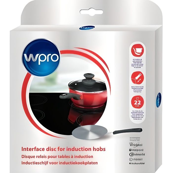 Wpro IDI104 Disque relais induction Diamètre 22 cm