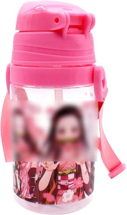 Gourde Enfant Avec Paille 480Ml Gourde Sport Sans Bpa Tritan Bouteille