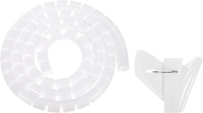 Protection De Câble, Gaine De Câble, Gaine De Solution De Gestion De Câble, Organisateur De Câble, Enrouleur De Câble Pour Câble De Charge USB, écouteurs, Câble Beige + Jaune