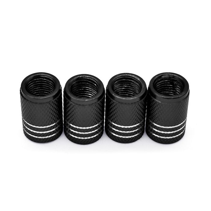 Bouchons de Valve de pneu de roue de voiture, 4 pièces//Logo, tige d'air, accessoires en aluminium pour Dodge calibre Viper Magnum Chevrolet Challenger Journey  34