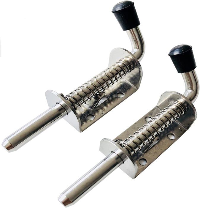 Lot De 2 Serrures à Ressort SPARKWHIZ Pour Porte De Remorque - Assemblage Soudure - Garantie à Vie
