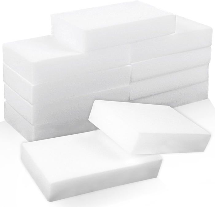 Lot de 10 éponges magiques - Fournitures de nettoyage en vrac - Pour cuisine salle de bain baignoire toilettes évier meubles