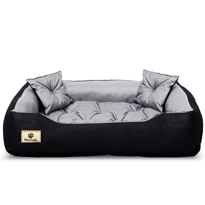 Meilleurs prix pour Lit Pour Chien EDANTI Imperméable Avec Coussins 115x95 Gris