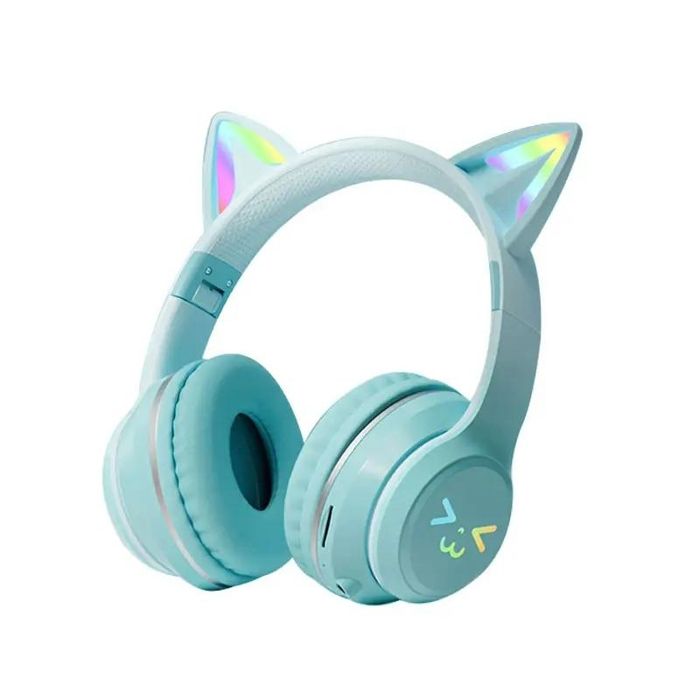 Casque Audio LED Oreilles De Chat Bluetooth - vue 5