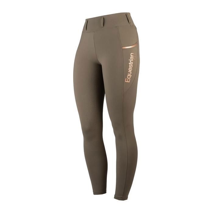 Legging équitation mid grip femme Horka Mindy - espresso Legging équitation mid grip femme Horka Mindy - espresso