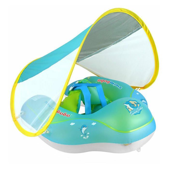 6-36 Mois - L-Bouée Bébé gonflable avec parasol Anneau de Natation pour 6-36 Mois - L-Bouée Bébé gonflable avec parasol Anneau de Natation pour