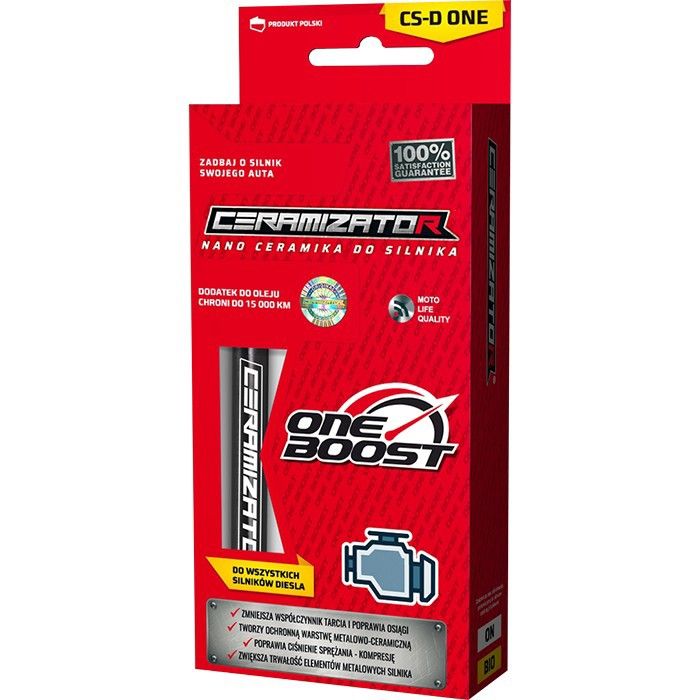 Additif moteur Diesel - Ceramizator - CS-D ONE BOOST - Protection 10 000 à 15 000 KM - Réduit le frottement