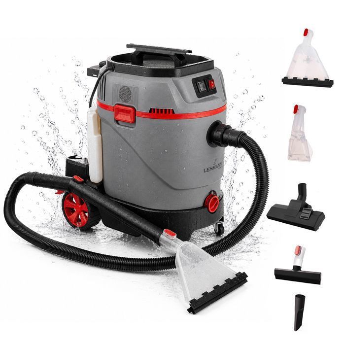 Aspirateur injecteur-extracteur eau chaude - LEHMANN - Primewash - 2800 W - Chauffage 60°C - Cuve 35 L Aspirateur injecteur-extracteur eau chaude - LEHMANN - Primewash - 2800 W - Chauffage 60°C - Cuve 35 L