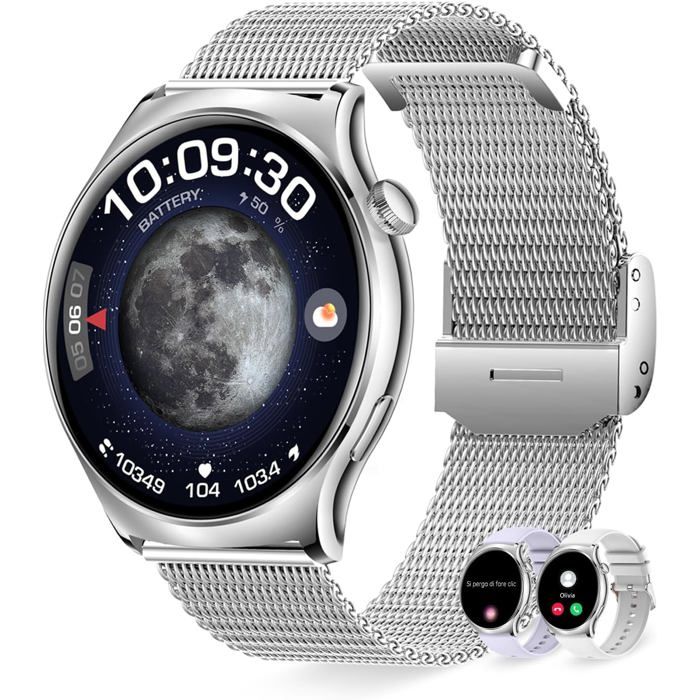 Montre Connectée Femme Avec Appel Bluetooth Smartwatch Pour An Oid Ios Montre Sport Femme 110+ Modes Sportifs Moniteur De So[WW617]