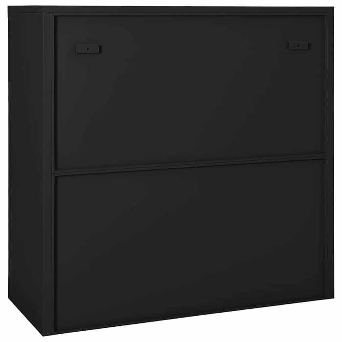 Anthracite Cabinet rangement Armoire à portes coulissantes Anthracite 90x40x90 cm Acier N4511 Anthracite Cabinet rangement Armoire à portes coulissantes Anthracite 90x40x90 cm Acier N4511