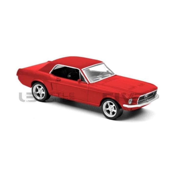 Voiture Miniature de Collection - NOREV 1/43 - FORD Mustang - 1968 - Red - 270580