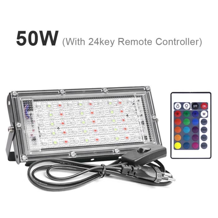 Projecteur De Jardin Extérieur Étanche 12V 10W Rgb Led Sous-Marine Avec