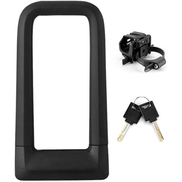 Serrure Antivol Scooter Électrique Avec Protection Silicone - Cadenas Avec Clés Et Sac Étanche 3L