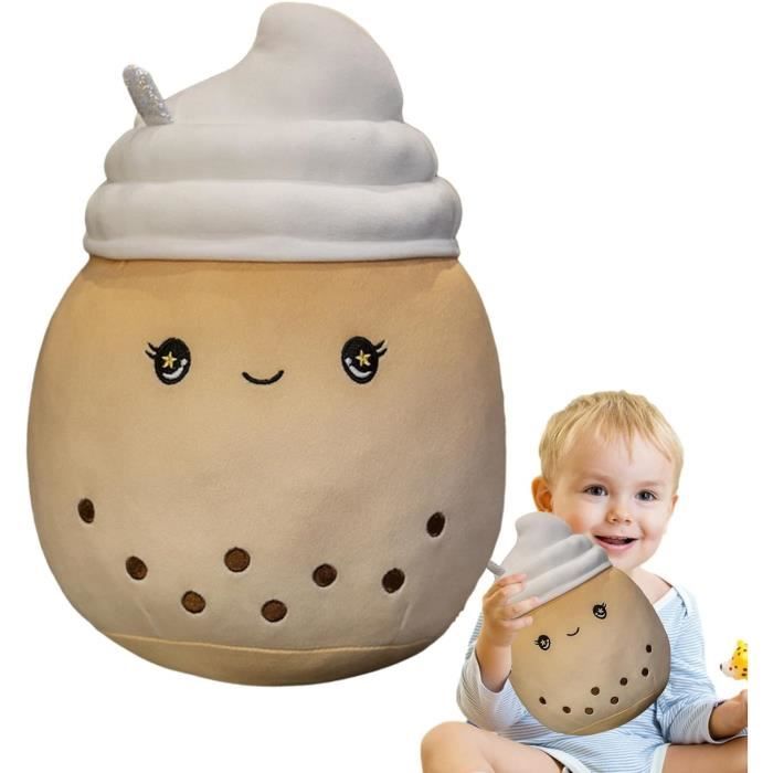 JAWSEU Oreiller En Peluche Bubble Tea, Oreiller En Peluche