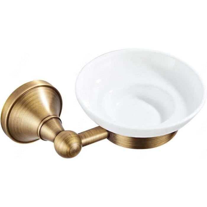 TOYANDONA Porte-Savon Aimanté Mural INOX Noir Support Étanche Et Stable