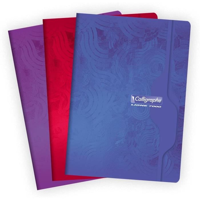 Blocs De Bureau Calligraphe Clairefontaine - Lot De 5, A4, 100 Feuilles Petits Carreaux, Papier 56 G