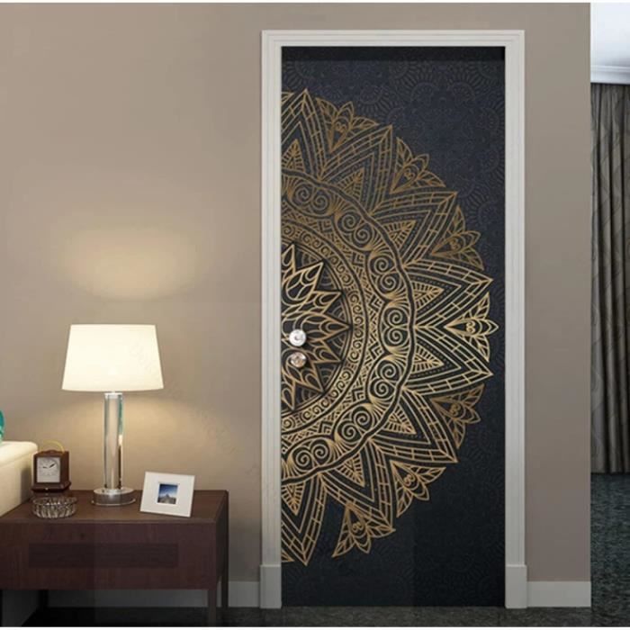 Autocollant de porte 3D - MT - 980 - 90x200 cm - PVC - Décoration