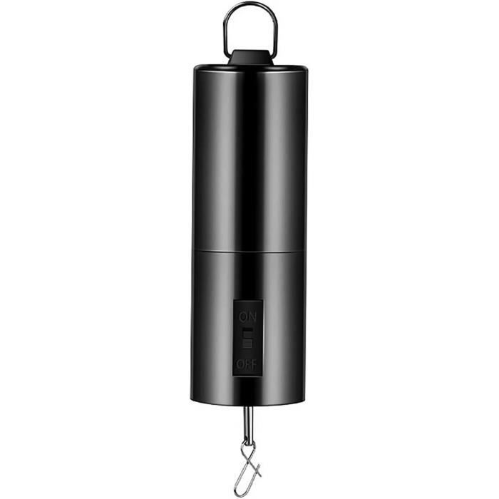 Carillon à vent rotatif à suspendre, moteur à piles, accessoire de décoration de jardin (1 pièce