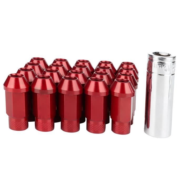 Lot De 8 Écrous De Roue Universels Chromés - Filetage M12 X 1,5