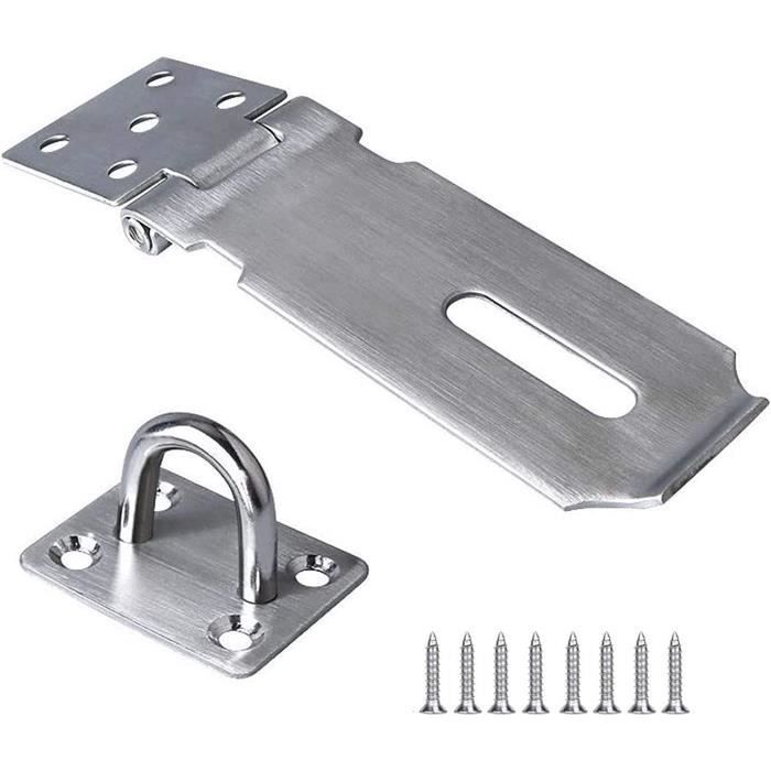 Loquet Bascule Porte Inox 51x48mm - 2 Pièces - Uxcell