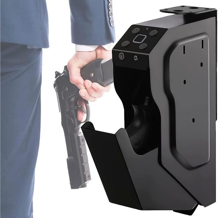 Etagère Coffre-fort Pour Pistolet Avec Crochets, état Comme Neuf