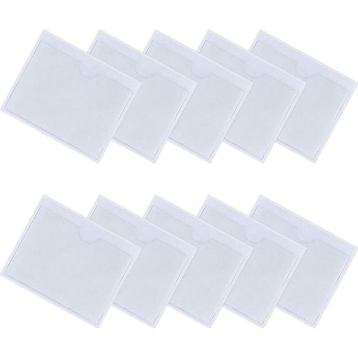 CZ Store ✮Marque Francaise Autocollant Pare Brise|Lot de 10|✮✮Garantie A Vie✮✮-Porte Vignette Assurance Auto Transparent-Pochette