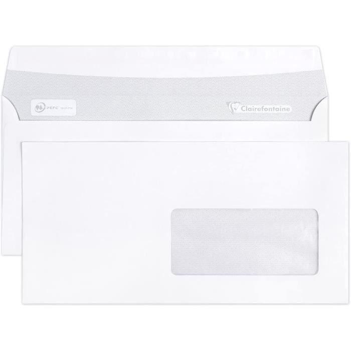 500 Enveloppes De Sécurité Blanches Auto-adhésives - Format Professionnel - Pour Envois Confidentiels