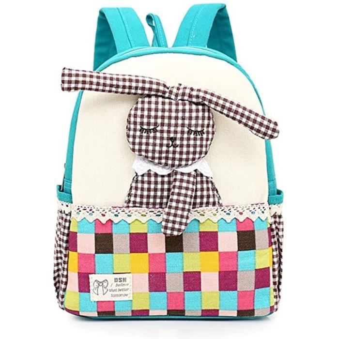 Sac Dos Enfant Fille Lapin Bambin Cartable Maternelle Garderie