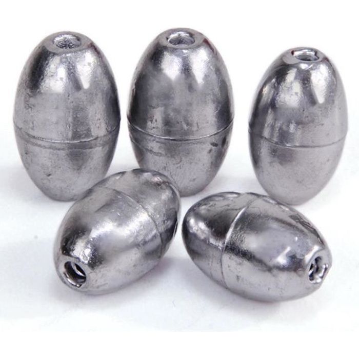 Lot De 50 Poids De Pêche Ronds Anti-rouille - 2g à 15g, Pour Eau Douce Ou Salée, Montage Rapide