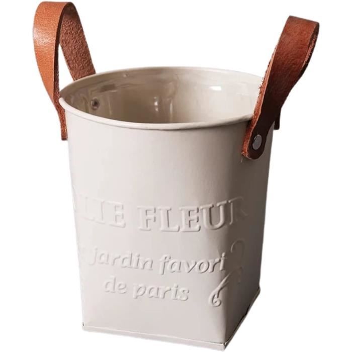 moonoom Lot de 2 Pots de Fleurs Disco argentés avec chaîne, 10,2 cm à Suspendre pour intérieur