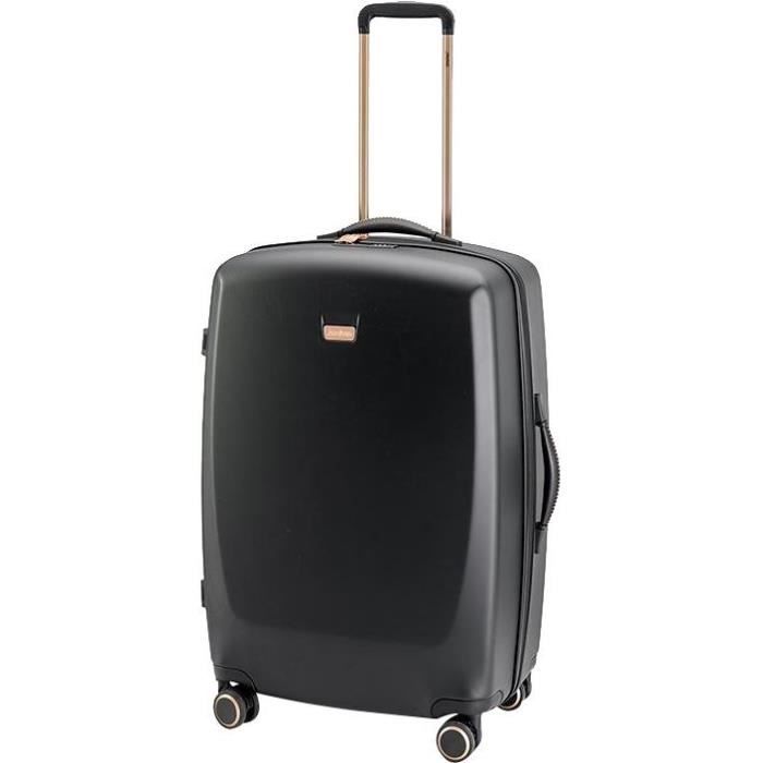 MELVIN Grande Valise Ultralight Rigide en PET Recycl 72 Cm Noir