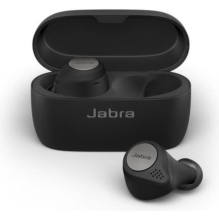 Jabra Elite 75t Écouteurs sans fil True Wireless Chargement sans fil Gris  et Noir - Cdiscount TV Son Photo