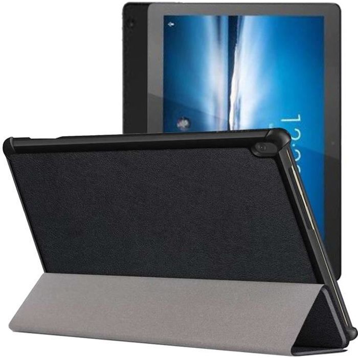 Housse De Protection Cadorabo Pour Lenovo Tab M10 (TB-X505F) - Noir Satin - Coque 360° Avec Support