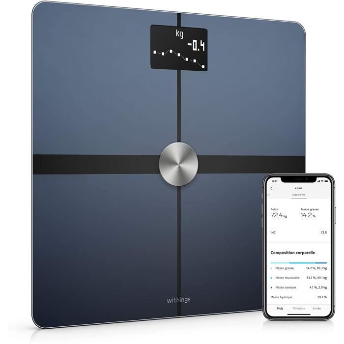 Balance intelligente PESE-PERSONNE - IMPEDANCEMETRE Withings Body+