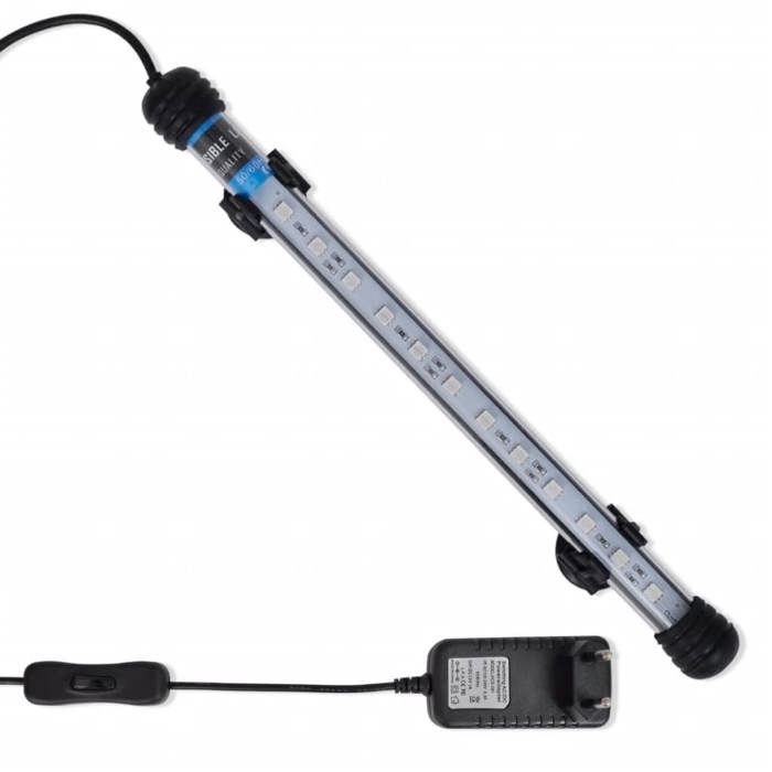 Meilleurs prix pour vidaXL Lampe LED d'aquarium 28 cm Bleu