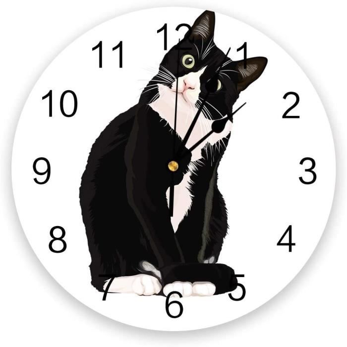 Horloge Pendule Leeypltm Horloge Murale Silencieuse Vintage Mignon Chat Noir Pvc 25cm Pendule Murale Quartz Ronde Chiffre Grande710 Cdiscount Maison Horloge Pendule Leeypltm Horloge Murale Silencieuse Vintage Mignon Chat Noir Pvc 25cm Pendule Murale Quartz Ronde Chiffre Grande710 Cdiscount Maison