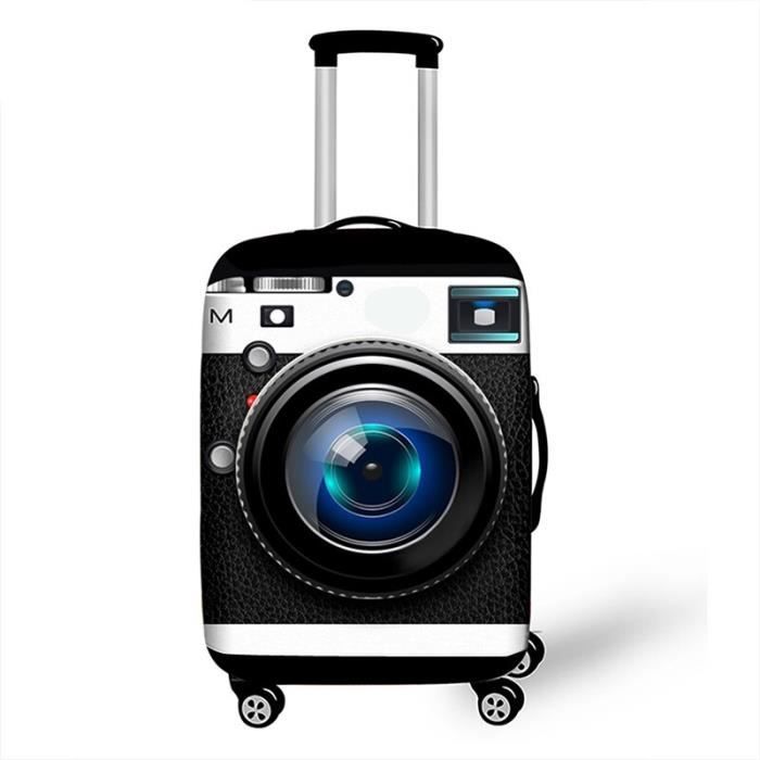 Housse De Valise élastique Motif Grenouille Dans Un étang - Taille L, Protection Anti-rayures, Lavable, Pour Voyage