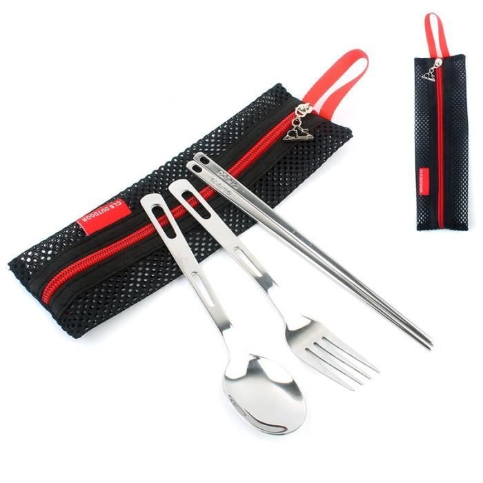 Couvert De Camping En Titane - Cuillère Et Fourchette, Vaisselle Portable (Neuf)