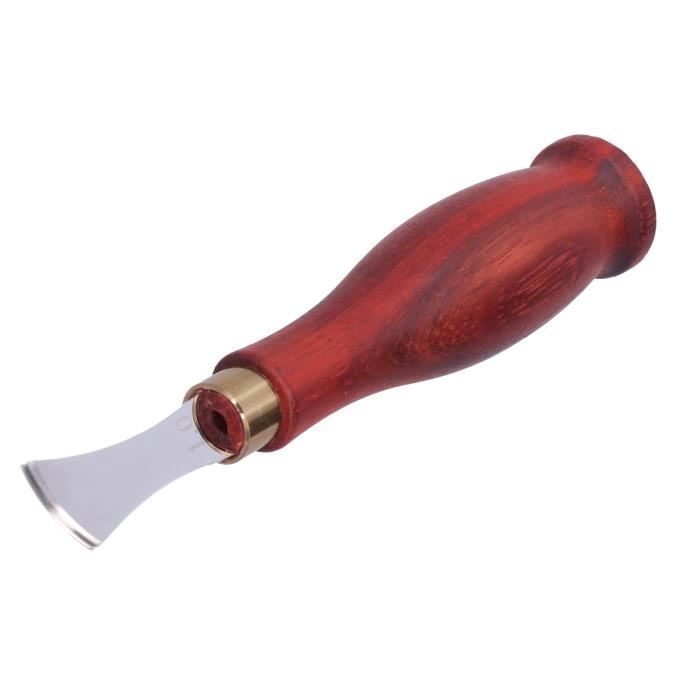 Edge Creaser - VINGVO - en acier inoxydable - pour cuir - rainure intérieure polie