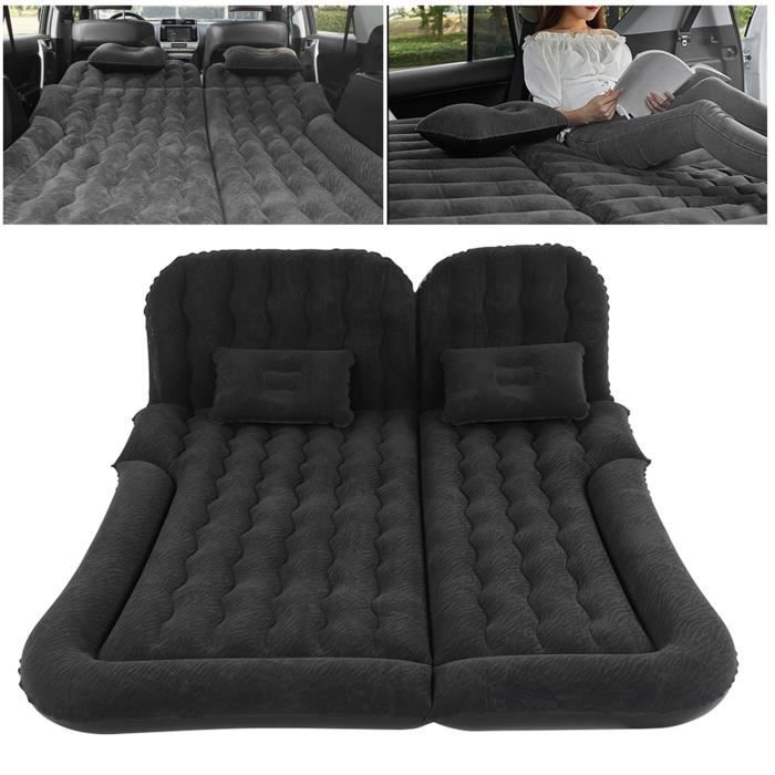 voiture voyage matelas gonflable air lit seat camping universal suv couch (noir) hb042