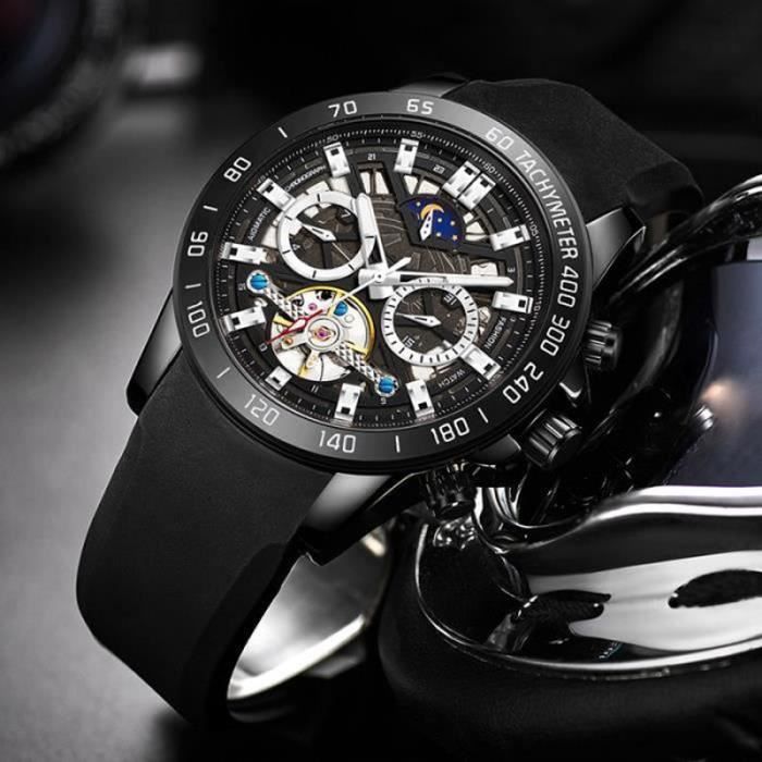 MONTRE BRACELET Montre m canique de sport pour hommes Phase de