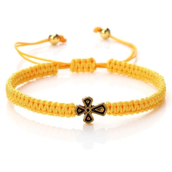 Bracelet cordon Kos réglable, mixte et couple