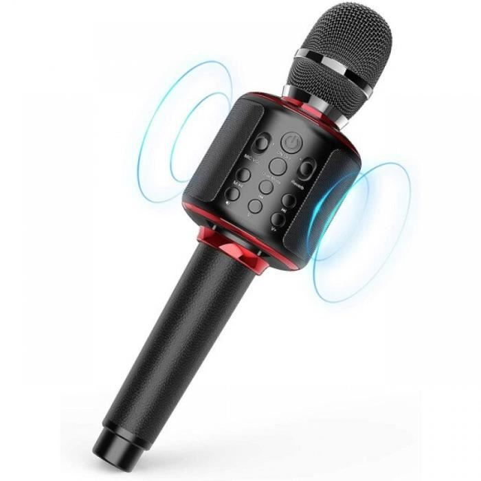 Microphone Karaoké, Microphone Sans Fil 2.4G Sans Fil Pour Ps4