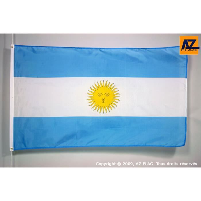 Az Flag Drapeau Argentine 150x90cm Drapeau Argentin 90 X 150 Cm