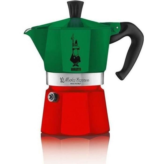 BIALETTI - Cafetière Italienne - 6 tasses de 5 cl - Moka Express Italia