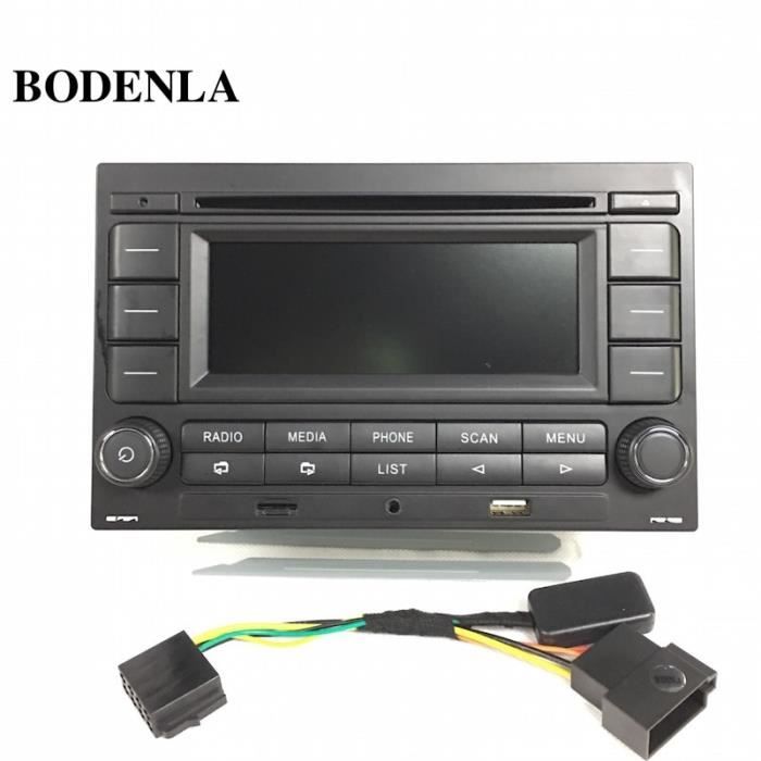 Autoradio RCN210, lecteur CD, USB, MP3, AUX, Bluetooth, pour voiture VW  Golf, Jetta MK4, Passat B5, Polo 9N - Cdiscount Auto