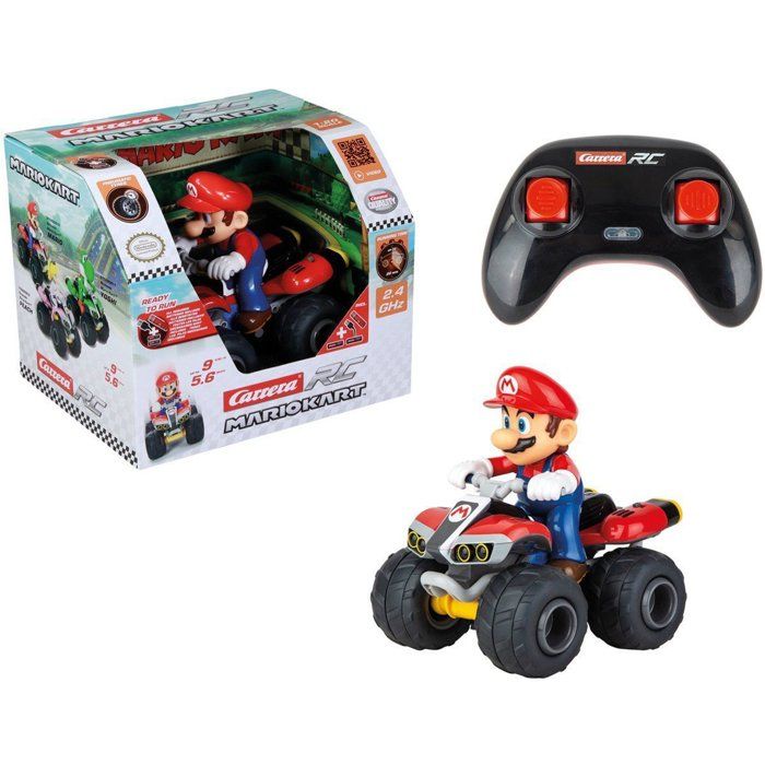 Voiture télécommandée Mario Quad CARRERA Mario Kart™ 24 GHz Echelle 1:20 Dès