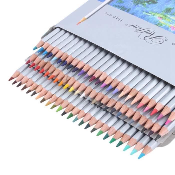 Crayon Ensemble de 36 crayons à dessiner/Kit de bricolage professionnel - avec crayons, gommes à effacer, trousses et fournitures d'art, crayons à dessin, crayons à mine graphite, taille-crayon